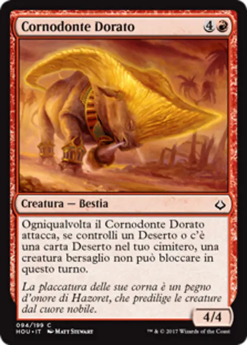 Cornodonte Dorato