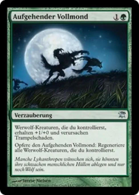 Aufgehender Vollmond