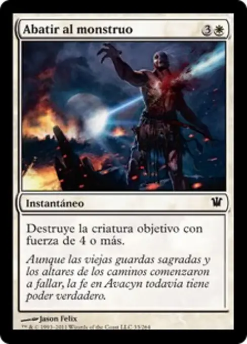 Abatir al monstruo