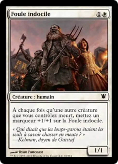 Foule indocile