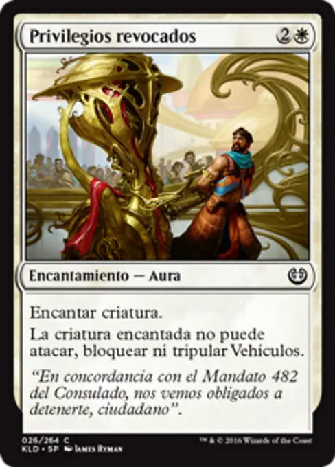 Privilegios revocados