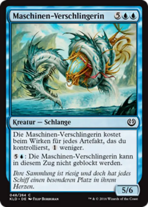 Maschinen-Verschlingerin