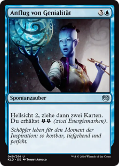 Anflug von Genialität