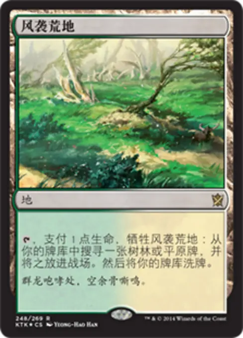 风袭荒地