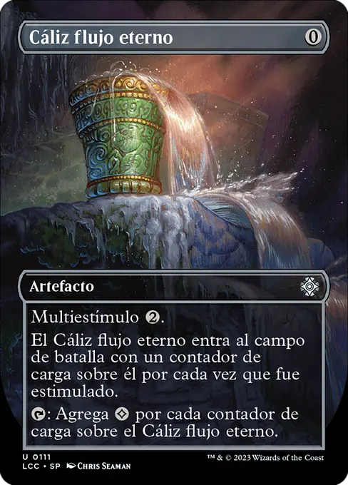 Cáliz flujo eterno