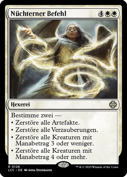 Nüchterner Befehl