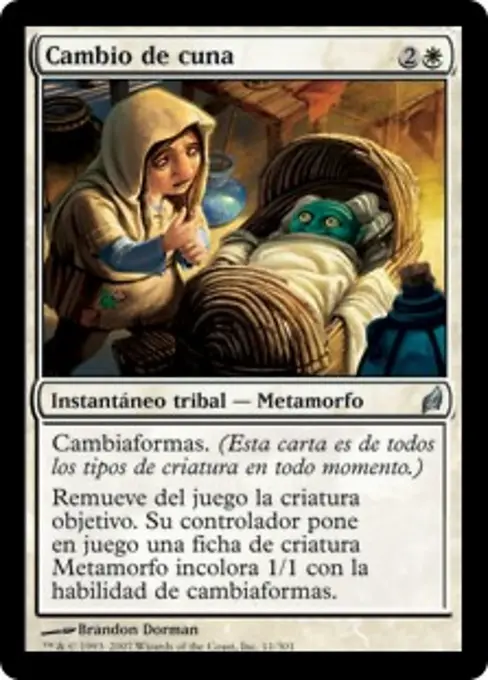 Cambio de cuna