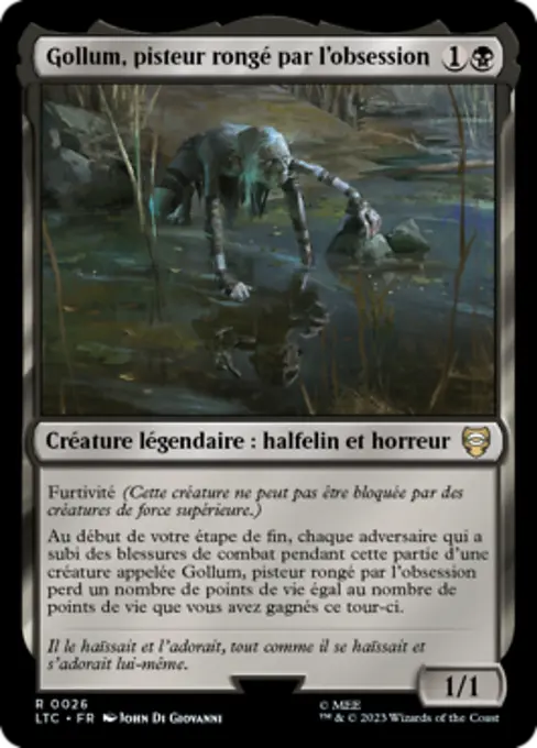 Gollum, pisteur rongé par l'obsession