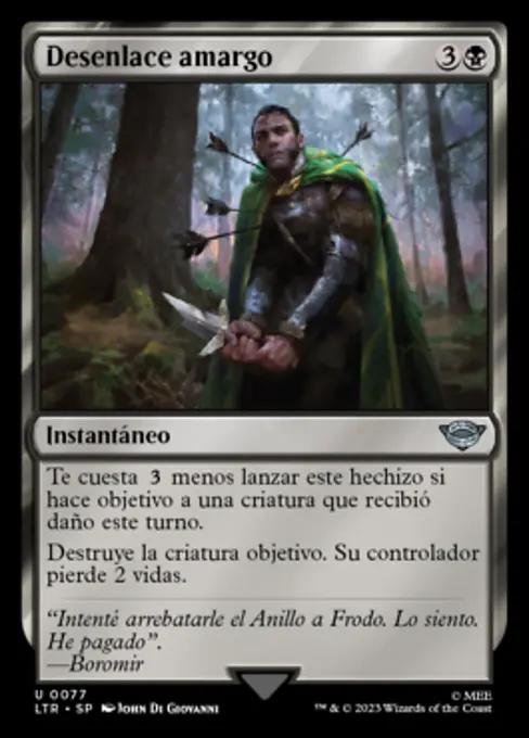 Desenlace amargo