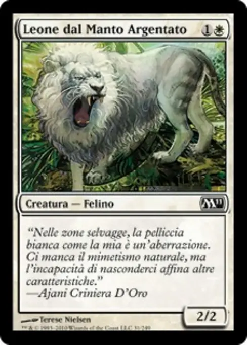 Leone dal Manto Argentato
