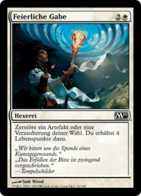 Feierliche Gabe