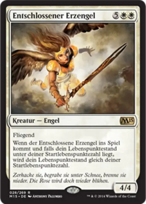 Entschlossener Erzengel