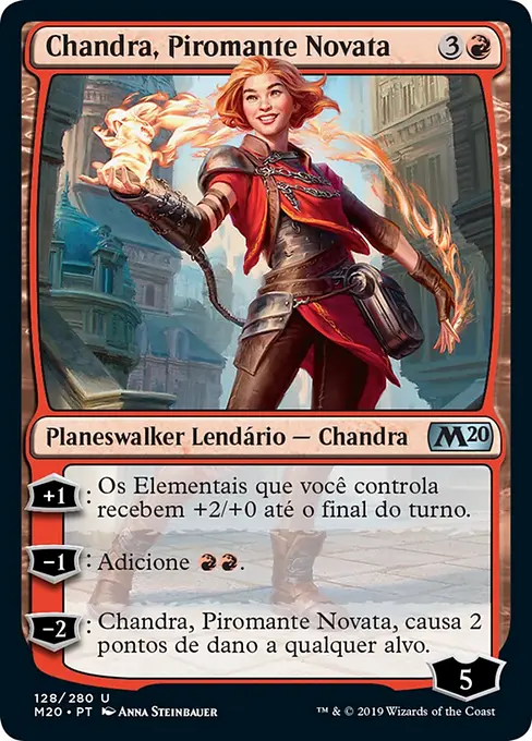Chandra, Piromante Novata