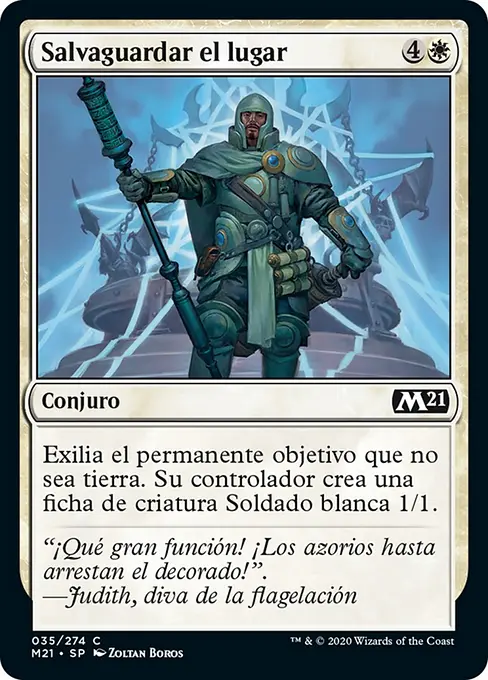 Salvaguardar el lugar
