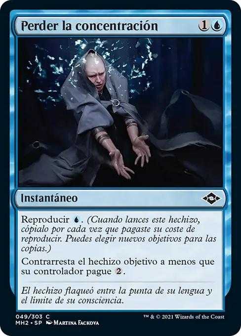 Perder la concentración