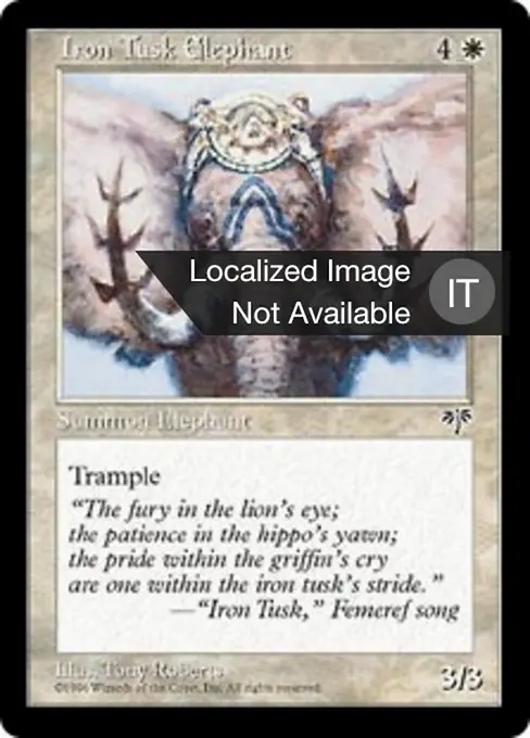 Elefante dalle Zanne di Ferro