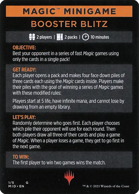 Booster Blitz