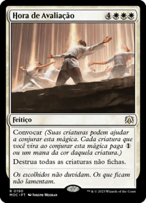 Hora de Avaliação