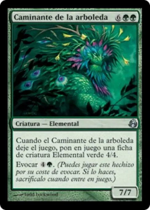 Caminante de la arboleda