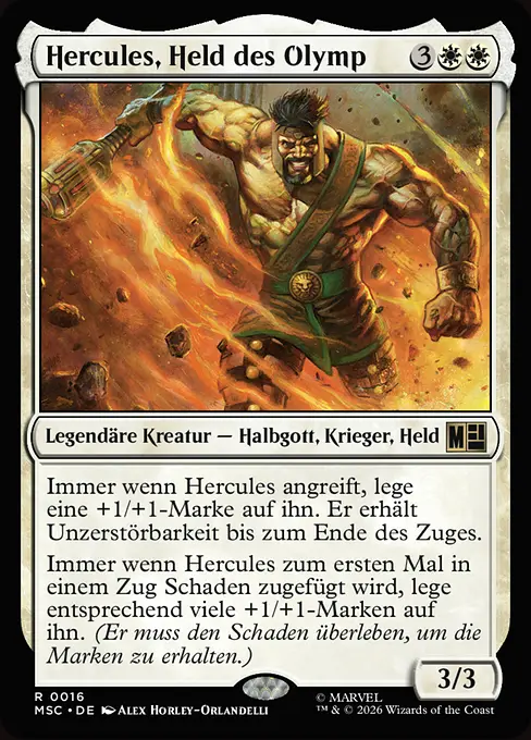 Hercules, Held des Olymp