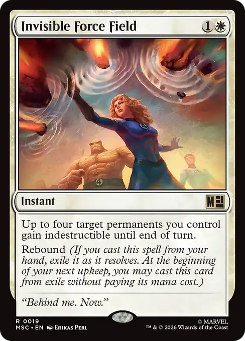 Invisible Force Field