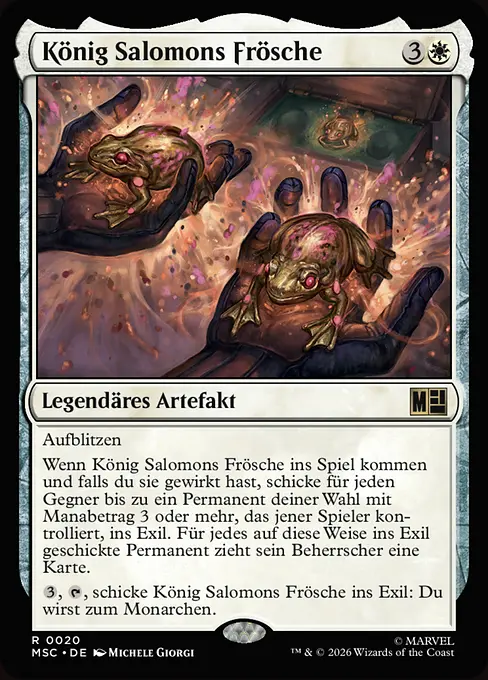 König Salomons Frösche