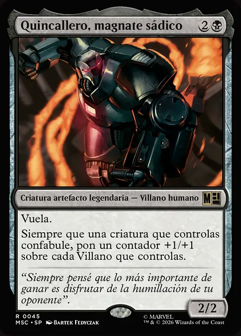Quincallero, magnate sádico