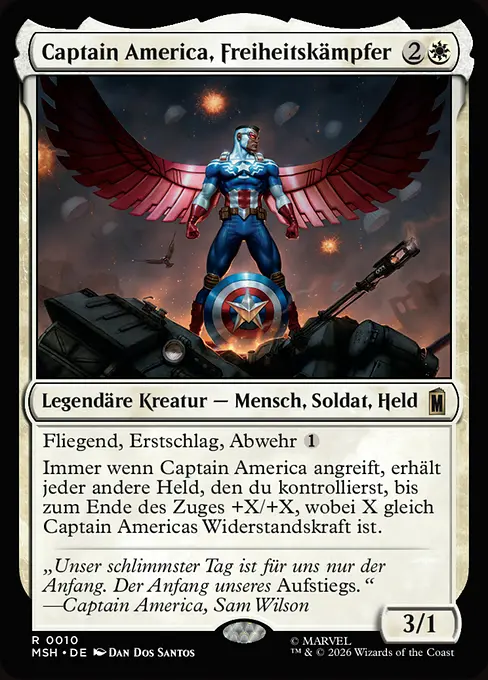 Captain America, Freiheitskämpfer