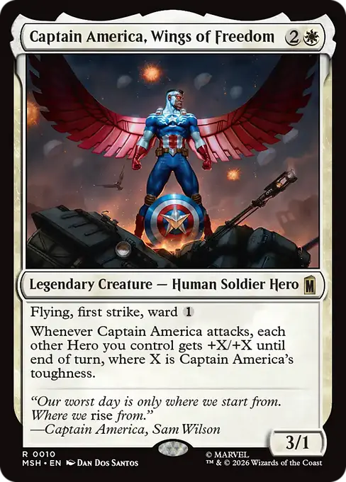 Captain America, Wings of Freedom