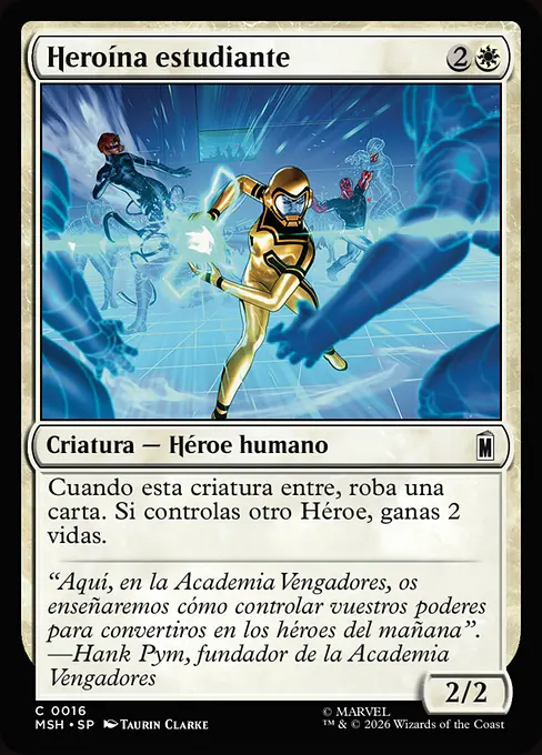 Heroína estudiante