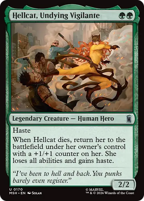 Hellcat, Undying Vigilante