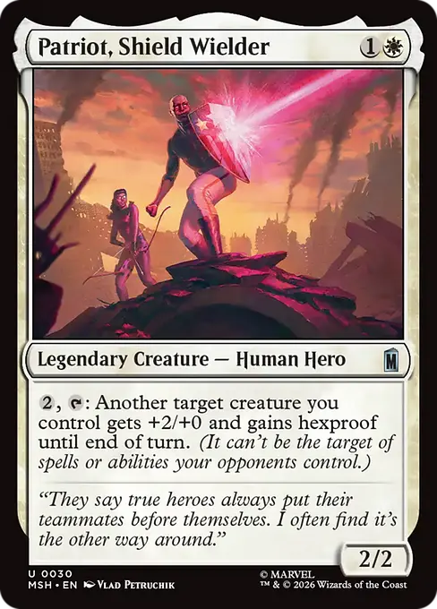 Patriot, Shield Wielder