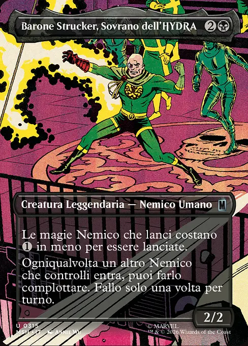 Barone Strucker, Sovrano dell'HYDRA
