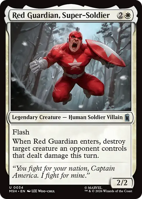 Red Guardian, Super-Soldier