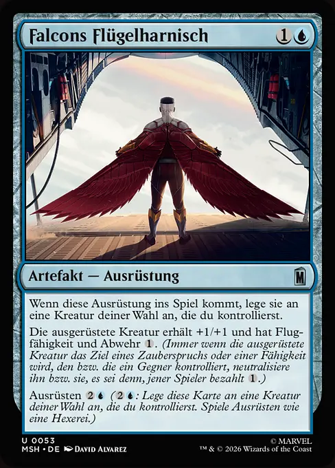 Falcons Flügelharnisch