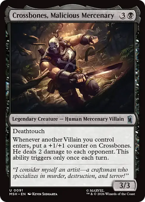 Crossbones, Malicious Mercenary