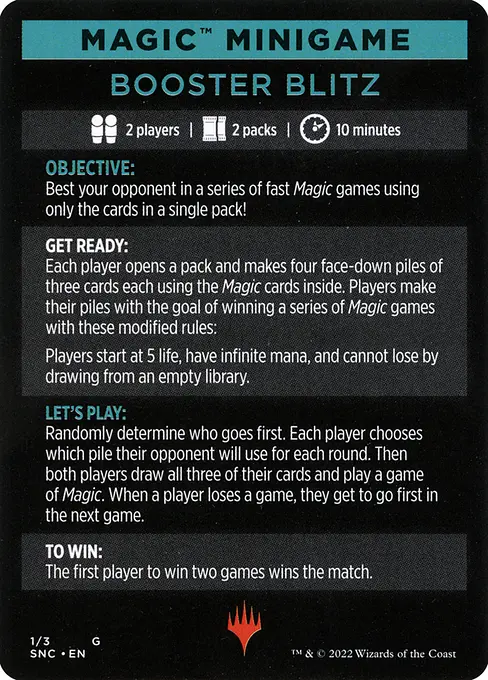 Booster Blitz