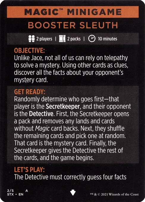 Booster Sleuth