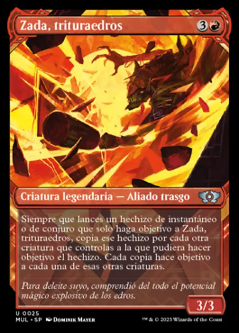 Zada, trituraedros