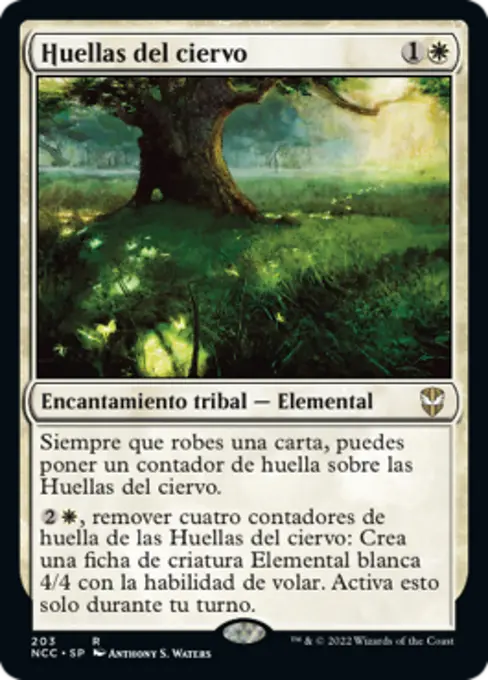 Huellas del ciervo
