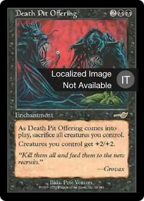 Offerta per la Fossa della Morte