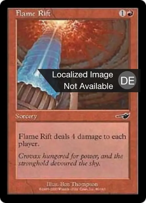 Flammende Öffnung