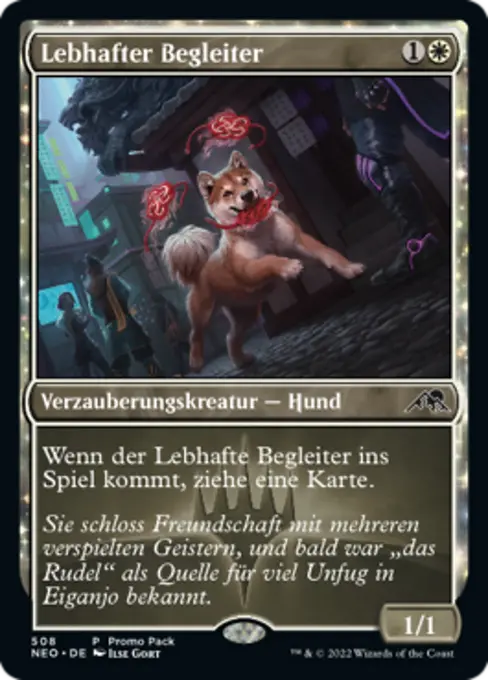 Lebhafter Begleiter