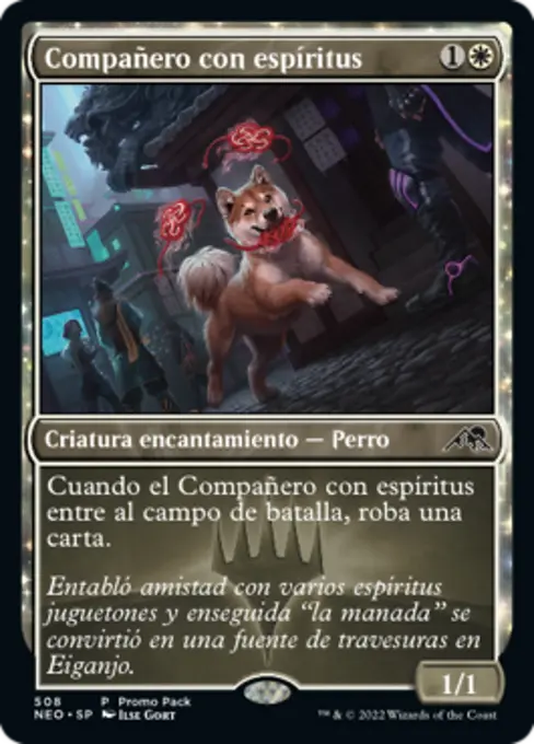 Compañero con espíritus