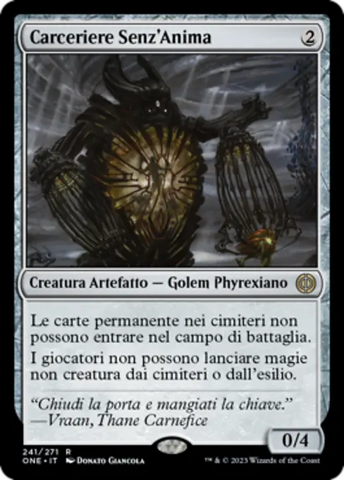Carceriere Senz'Anima