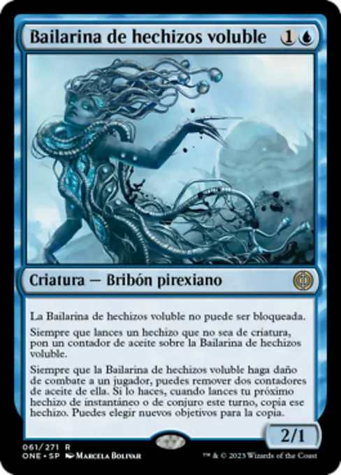 Bailarina de hechizos voluble