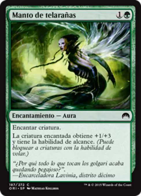 Manto de telarañas