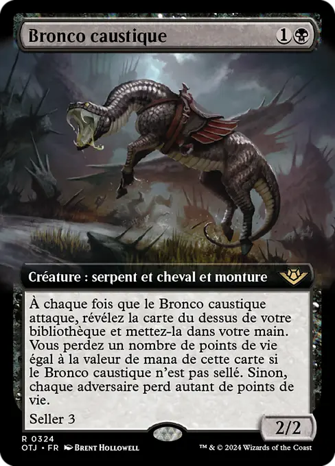 Bronco caustique