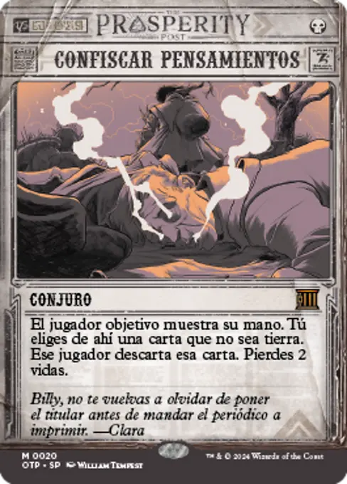 Confiscar pensamientos