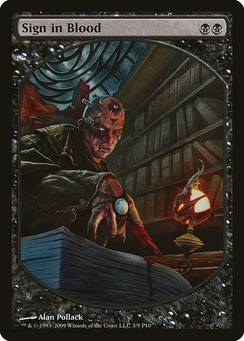Sign in Blood